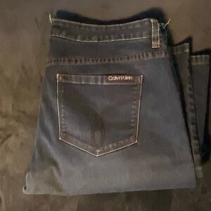 Vintage Y2K classic Calvin Klein Dark Blue Jeans
